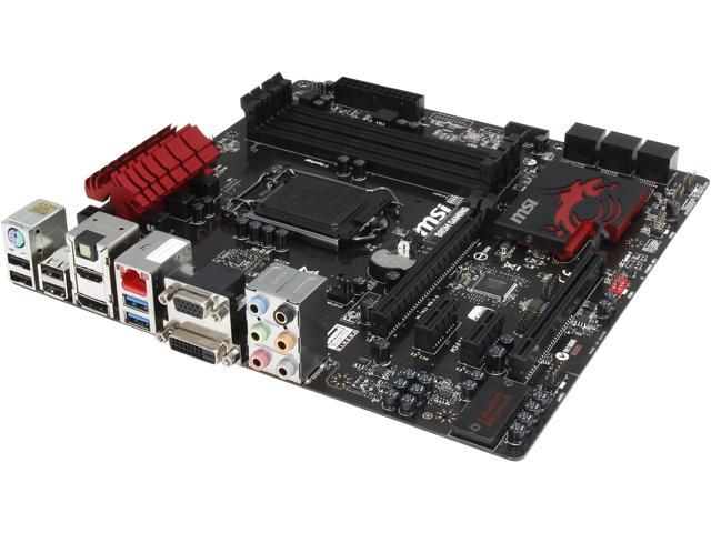 MSI B85M GAMING LGA 1150 Intel B85 HDMI SATA 6Gb/s USB 3.0 Micro ATX ...