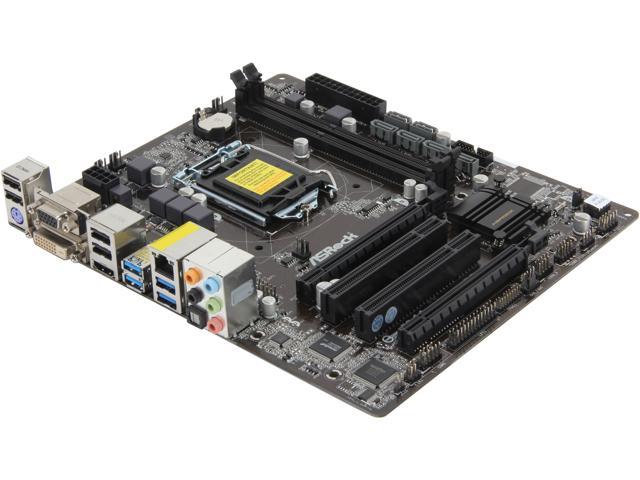 ASRock H87M LGA 1150 Intel H87 HDMI SATA 6Gb/s USB 3.0 Micro ATX Intel Motherboard