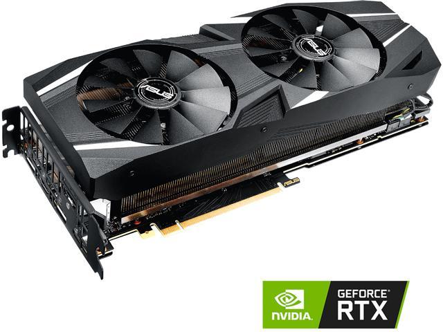 ASUS Dual GeForce RTX 2070 DirectX 12 DUAL-RTX2070-O8G 8GB 256-Bit GDDR6 PCI Express 3.0 HDCP Ready Video Card