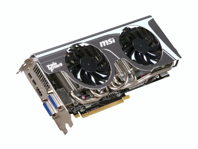 MSI Radeon HD 6870 DirectX 11 R6870 Twin Frozr II 1GB 256-Bit GDDR5 PCI ...