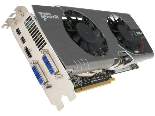 MSI Radeon HD 6950 DirectX 11 R6950 Twin Frozr III PE/OC 2GB 256-Bit ...