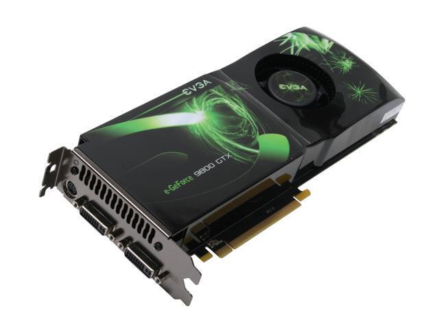 EVGA 512-P3-N872-AR GeForce 9800 GTX Superclocked 512MB 256-bit GDDR3 PCI Express 2.0 x16 HDCP Ready SLI Supported Video Card