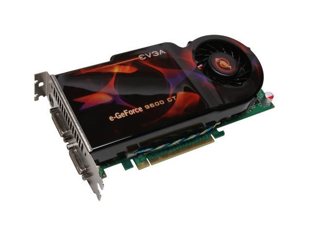 EVGA GeForce 9600 GT DirectX 10 512-P3-N860-TR 512MB 256-Bit GDDR3 PCI Express 2.0 x16 HDCP Ready SLI Support Video Card