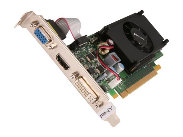 PNY GeForce 210 DirectX 10.1 VCGG2105XXB 512MB 64-Bit DDR2 PCI Express ...