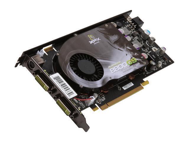 XFX GeForce 8800 GS DirectX 10 PVT88SFDFU 384MB 192-Bit GDDR3 PCI Express 2.0 x16 HDCP Ready SLI Support Video Card