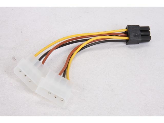 HIS HPC4084 Power Cable (2x4 pin in, 6 pins out) - Newegg.com