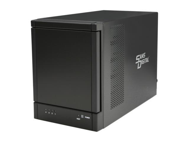 Sans Digital 4-Bay ESATA RAID 0/1/10/5/JBOD Tower Storage Enclosure W ...