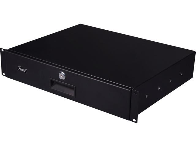 Rosewill 2u 14 Deep Rack Mount Drawer With Lock And Key Rsa