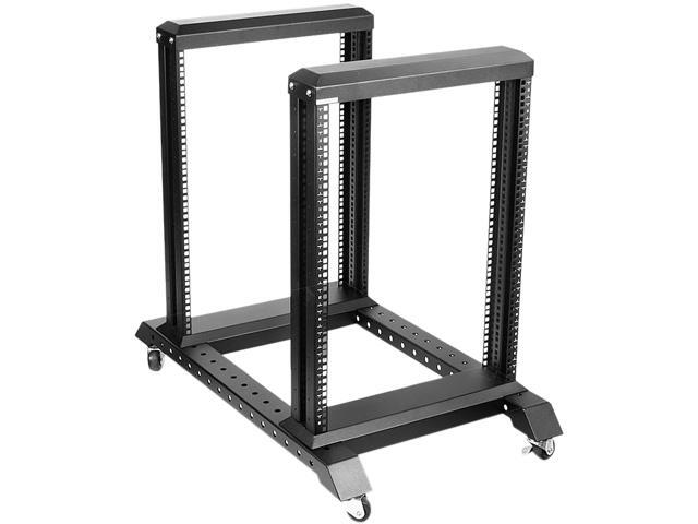 Istarusa Wo15ab Kbr1u 15u 4 Post Open Frame Rack With 10 Istarusa Wo15ab Kbr1u 15u 4 Post Open Frame Rack With 10 Overload Protection Pdu