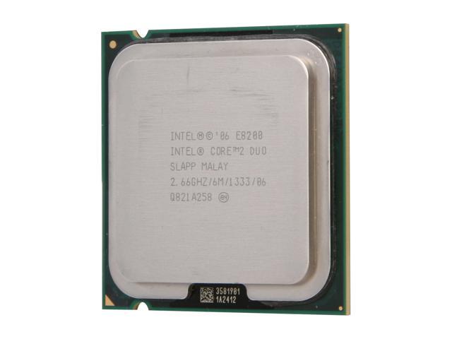 Intel Core 2 Duo E8200 Wolfdale Dual-Core 2.66 GHz LGA 775 65W E8200-R ...