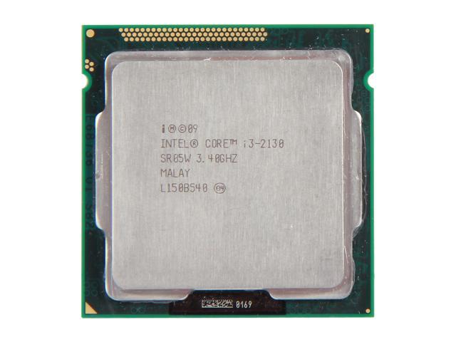 Intel Core i3-2130 - Core i3 2nd Gen Sandy Bridge Dual-Core 3.4 GHz LGA 1155 65W Intel HD Graphics 2000 Desktop Processor - SR05W