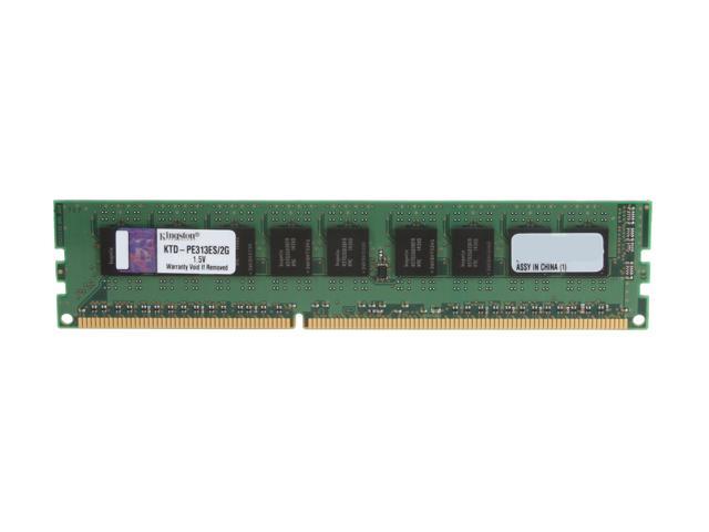Kingston 2GB 240-Pin DDR3 SDRAM DDR3 1333 ECC System Specific Memory Model KTD-PE313ES/2G