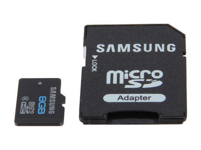 SAMSUNG 8GB microSDHC Flash Card Model MB-MS8GA/US