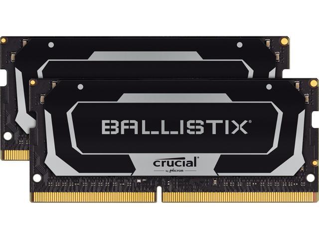 Crucial Ballistix 32GB (2 x 16GB) 260-Pin DDR4 SO-DIMM DDR4 3200 (PC4 25600) Laptop Memory Model BL2K16G32C16S4B