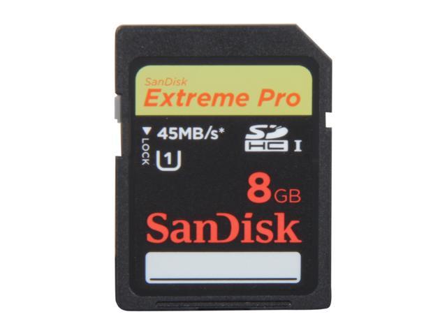 SanDisk Extreme Pro 8GB Secure Digital High-Capacity (SDHC) UHS-1 Card ...