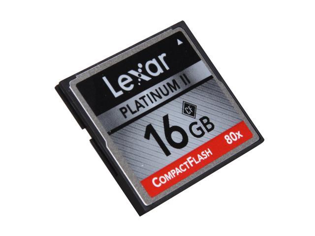 Lexar Platinum II 16GB Compact Flash (CF) Flash Card Model ...