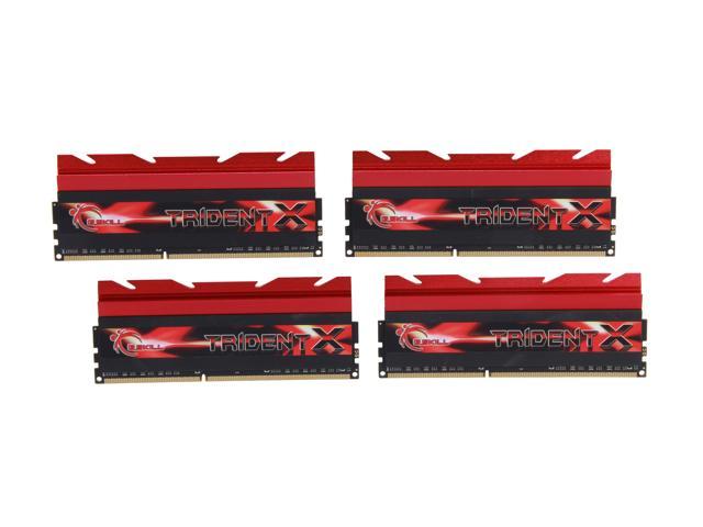 G.SKILL TridentX Series 32GB (4 x 8GB) DDR3 2133 (PC3 17000) Desktop Memory Model F3-2133C9Q-32GTX