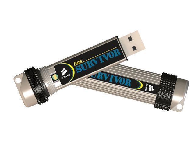 CORSAIR 4GB Flash Survivor Ultra Rugged USB 2.0 Drive Model CMFUSBSRVR-4GB
