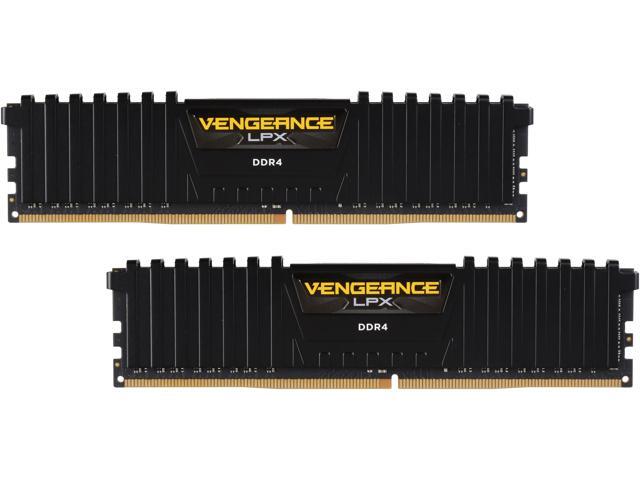 CORSAIR Vengeance LPX 8GB (2 x 4GB) 288-Pin DDR4 SDRAM DDR4 2400 (PC4 19200) Desktop Memory Model CMK8GX4M2A2400C16