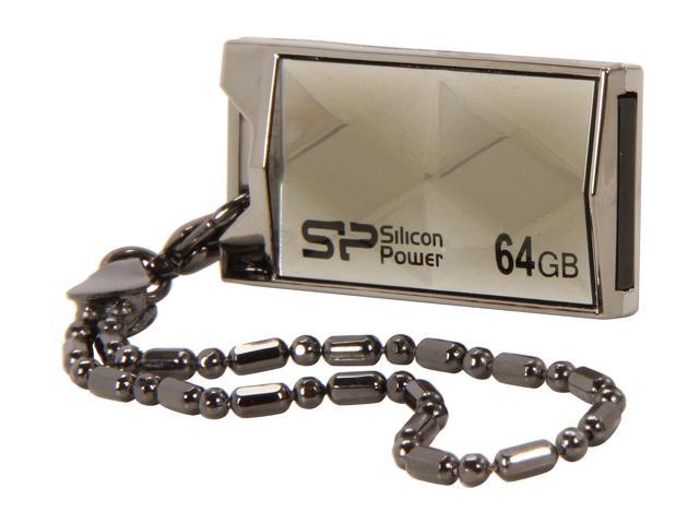 Silicon Power Touch 850 64GB Waterproof USB 2.0 Flash Drive Model SP064GBUF2850V1T
