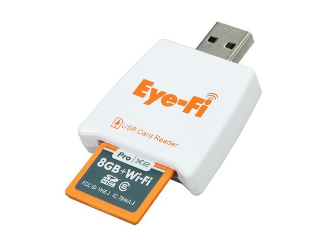 Eye-Fi Pro X2 8GB Secure Digital High-Capacity (SDHC) Wi-Fi Flash Card ...