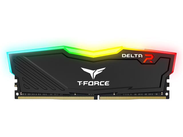 Team T-Force Delta RGB 16GB (2 x 8GB) 288-Pin DDR4 SDRAM DDR4 3200 (PC4 25600) Desktop Memory Model TF3D416G3200HC16CDC01