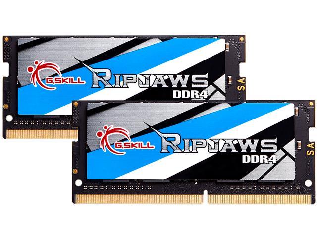 G.SKILL Ripjaws Series 32GB (2 x 16GB) 260-Pin DDR4 SO-DIMM DDR4 3200 (PC4 25600) Laptop Memory Model F4-3200C22D-32GRS