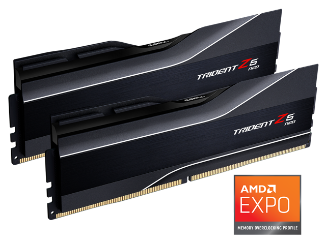 G.SKILL Trident Z5 Neo Series 64GB (2 x 32GB) 288-Pin PC RAM DDR5 6000 (PC5 48000) Desktop Memory Model F5-6000J3040G32GX2-TZ5N