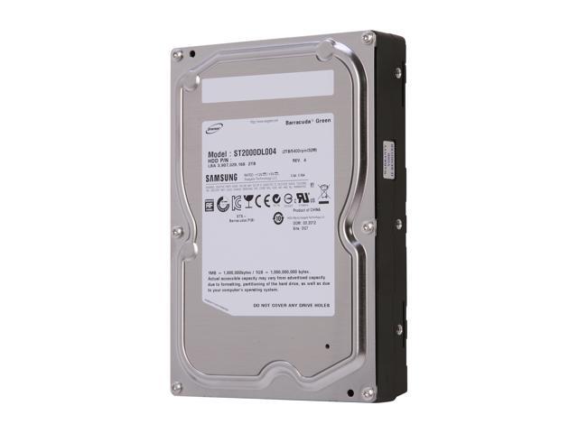 SAMSUNG EcoGreen F4 ST2000DL004 2TB 32MB Cache SATA 3.0Gb/s 3.5" Internal Hard Drive Bare Drive