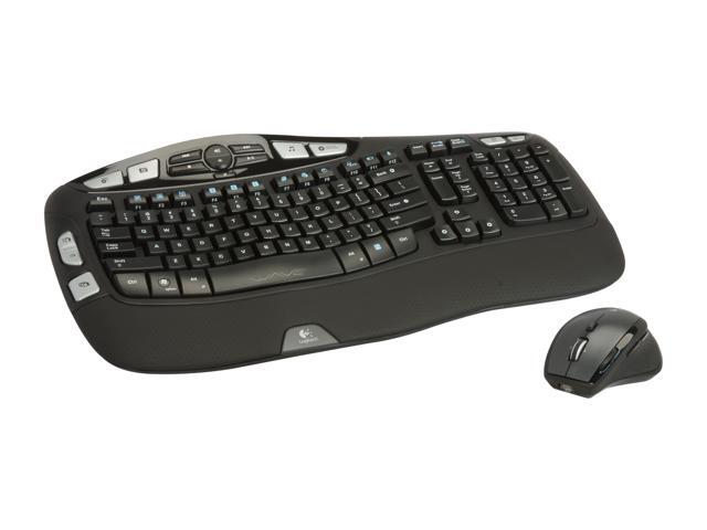 Logitech Wave Pro Desktop Black Usb 2 4 Ghz Wireless Keyboard
