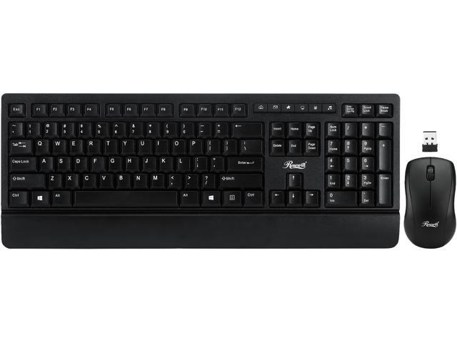 Rosewill Wireless Office Keyboard Mouse Combo Long Battery Life