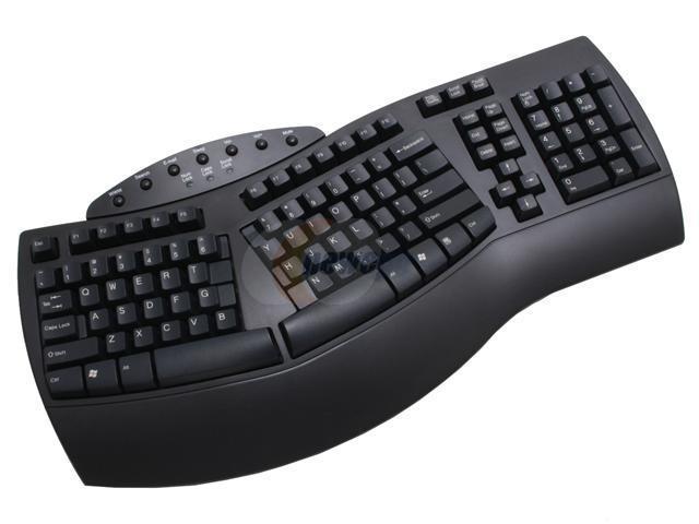 inland 70104 Black 105 Normal Keys 7 Hot Keys: Internet, Email, Search ...