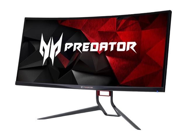 Acer Predator X34 Pbmiphzx 34" 3440x1440 UltraWide QHD 4ms 100HZ NVIDIA G-SYNC ZeroFrame Design Tilt Swivel Height Adjustable IPS Cuved Ultra-wide Gaming Monitor