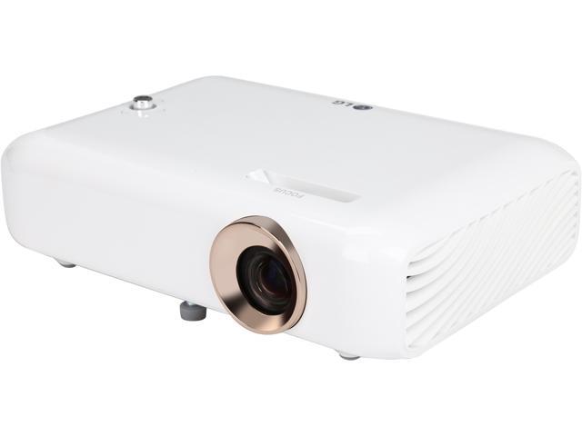 LG PH550 Minibeam LED Pico / Portable Projector with Built-in Battery and Screen Share 1280 x 720 up to 550 Lumen DLP 100,000:1 Bluetooth (with Speaker) MHL