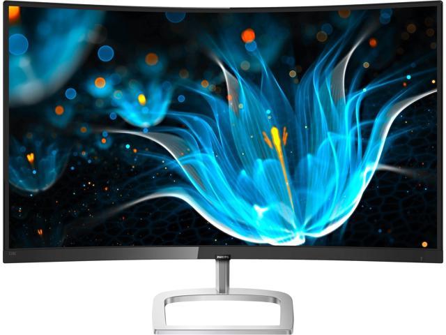 Photo 1 of Philips 31.5" curved frameless monitor, Quad HD 1440P, 122.6% sRGB & 102% NTSC, FreeSync, HDMI/DisplayPort/VGA, VESA