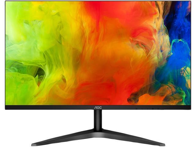 AOC 27B1H 27" Full HD 1920x1080 monitor, 3-sided frameless, IPS Panel, HDMI/VGA, AOC Flicker-Free, ClearVision, 20M:1 Contrast