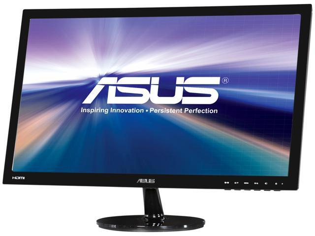 ASUS VS Series VS247H-P 24" (Actual size 23.6") Full HD 1920 x 1080 60Hz HDMI VGA DVI-D SPLENDID Modes Widescreen LED Backlight LCD Monitor