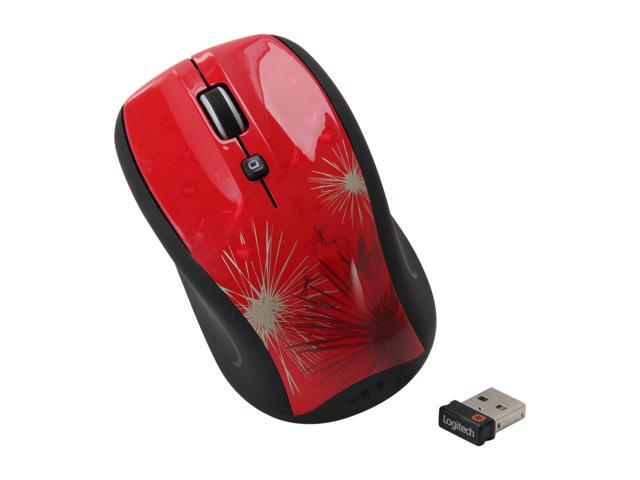 Logitech Recertified 910 002434 Couch Mouse M515 Red Tilt Wheel
