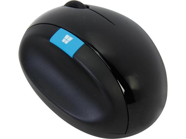 Microsoft L6v 00001 Sculpt Ergonomic Mouse Blk Newegg Com