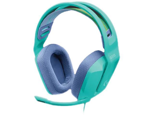 Logitech G335 Wired Gaming Headset, with Flip to Mute Microphone, 3.5mm Audio Jack, Memory Foam Earpads, Lightweight, Compatible with PC, Playstation, Xbox, Nintendo Switch – Mint