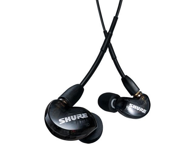 SHURE AONIC 215 Sound Isolating Earphones with UNI Communication Cable (Black)
