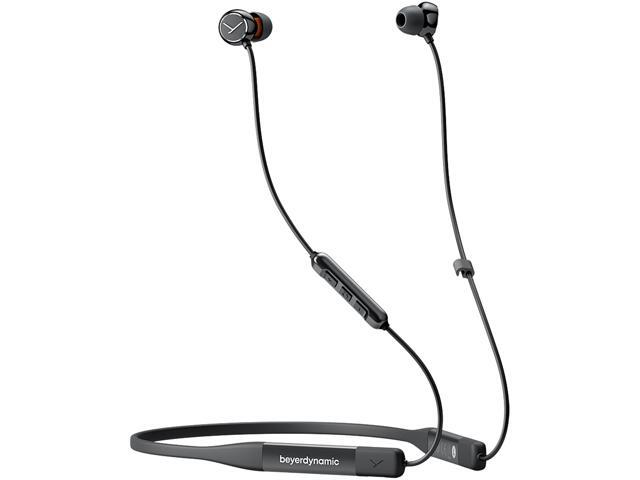 beyerdynamic Blue BYRD (2nd Generation) with Neckband aptX Deep Bass, CVC 8.0 Noise Reduction Technology, Bluetooth 5.2, IPX4, Sound Personalization, and Alexa Built-in for iPhone and Android - Black