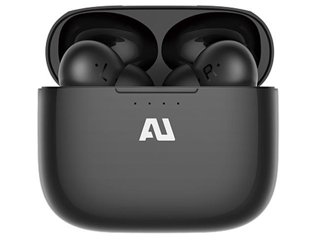 Ausounds Frequency BT Black True Wireless Earbuds, 10mm Hi-Fi Driver, Bluetooth 5.0, and Water Resistant for Workouts for iPhone and Android (Black)