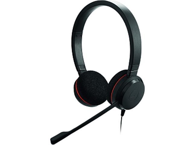 Jabra EVOLVE 20 MS Stereo Black USB Professional Headset with Easy Call Management and Great Sound for Calls and Music 4999-823-109