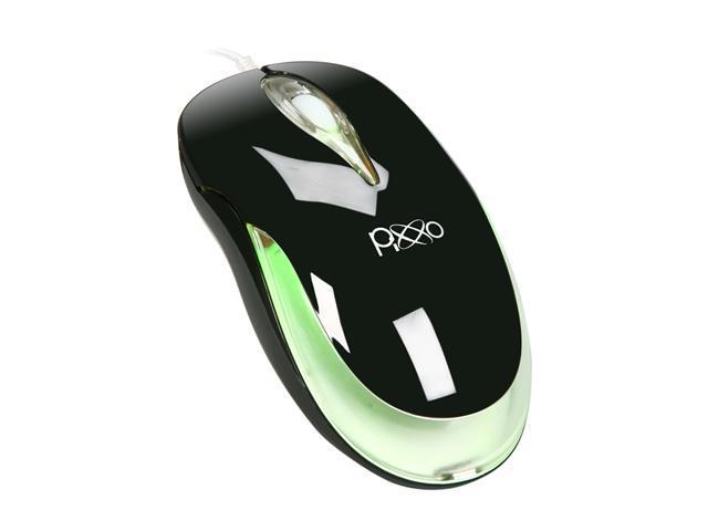 Pixxo MO-I133U Black 3 Buttons 1 x Wheel USB Wired Optical Mouse