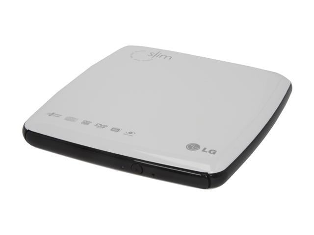 LG USB 2.0 External Slim 8X DVD Drive Mac Compatible USB-Powered Model GP08NU10