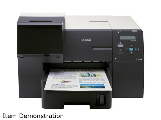 EPSON Business Inkjet B-510DN C11CA67201 Up to 37 ppm Black Print Speed 5760 x 1440 dpi Color Print Quality Ethernet (RJ-45) / USB InkJet Workgroup Color Printer