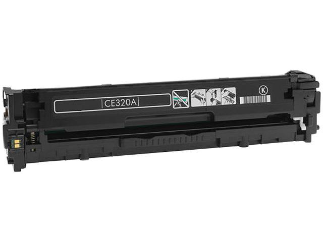 eReplacements CE320A-ER Black Toner Cartridge Replaces HP CE320A