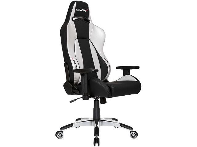 Akracing Premium Style Gaming Chair Silver Newegg Com