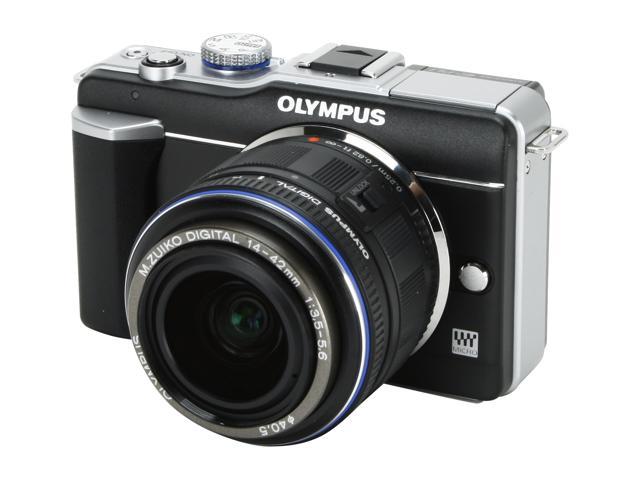 OLYMPUS PEN E-PL1 Black 12.3 MP 2.7